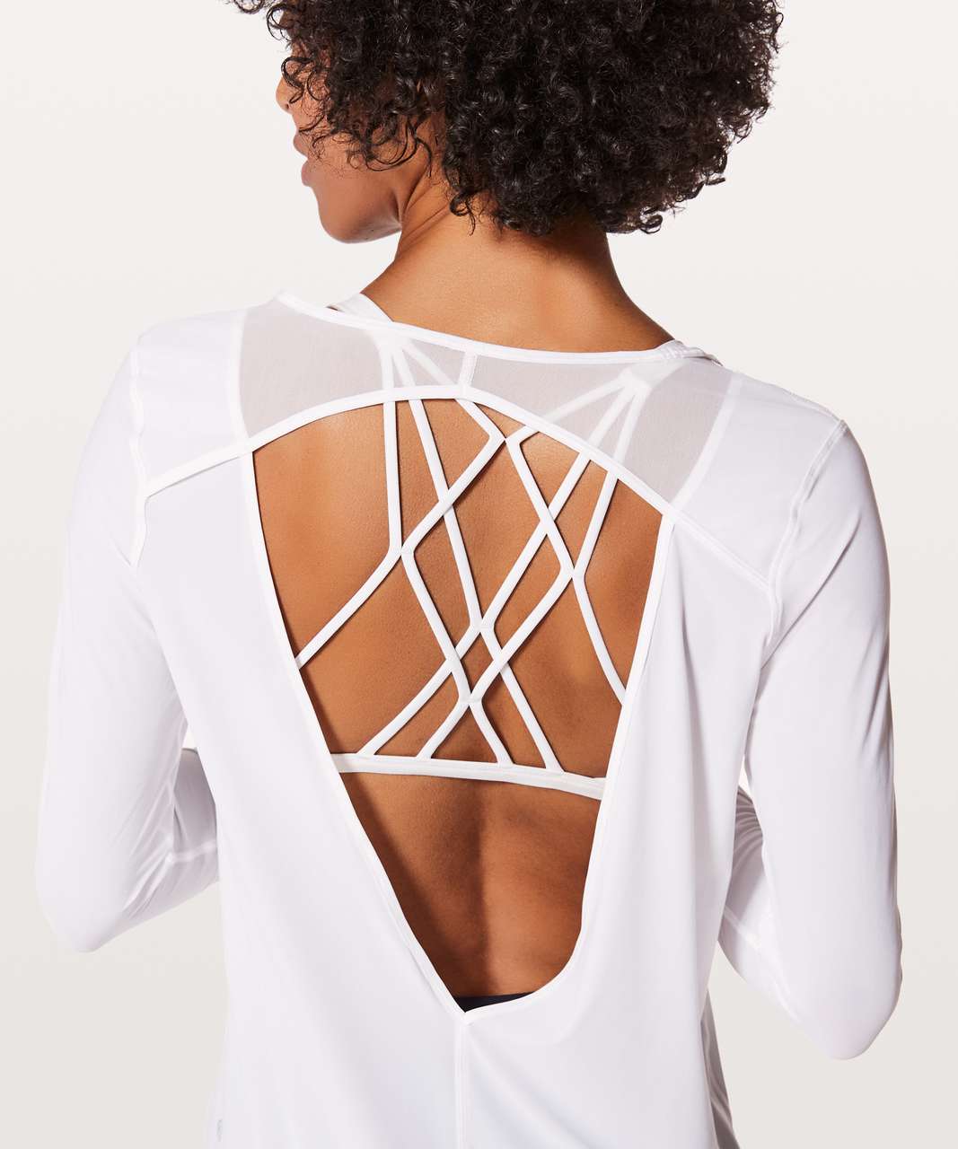 Lululemon Mix & Mesh Long Sleeve - White