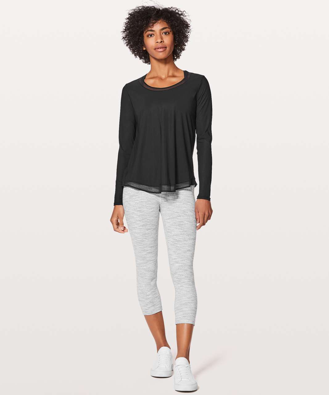 Lululemon Mix & Mesh Long Sleeve - Black