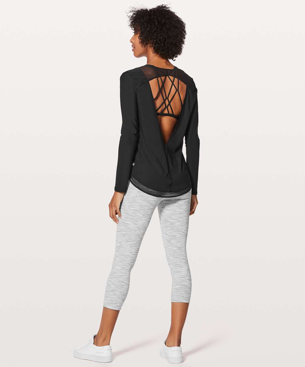 Lululemon Mix & Mesh Long Sleeve - Black