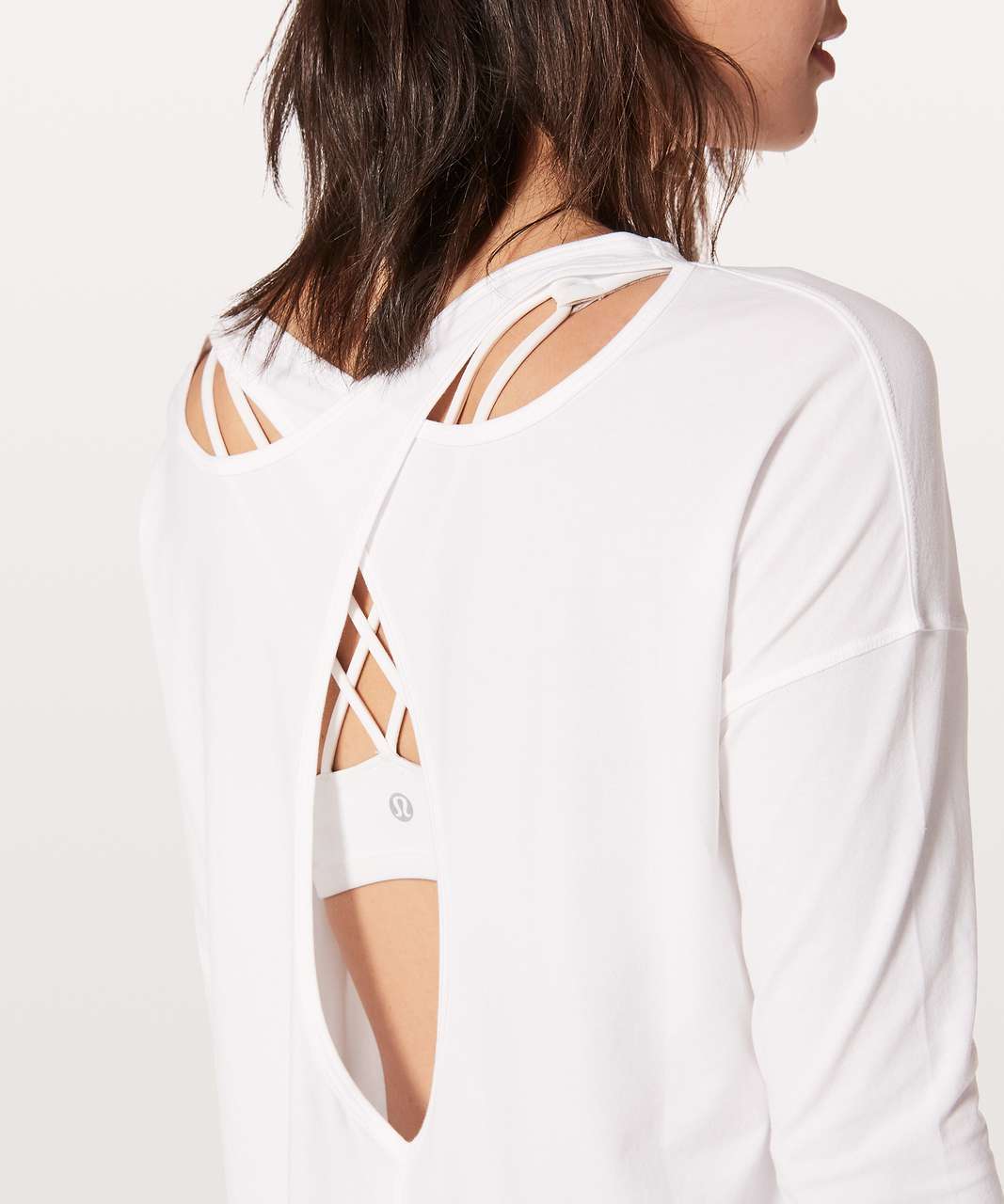 Lululemon Back Into It Long Sleeve - White