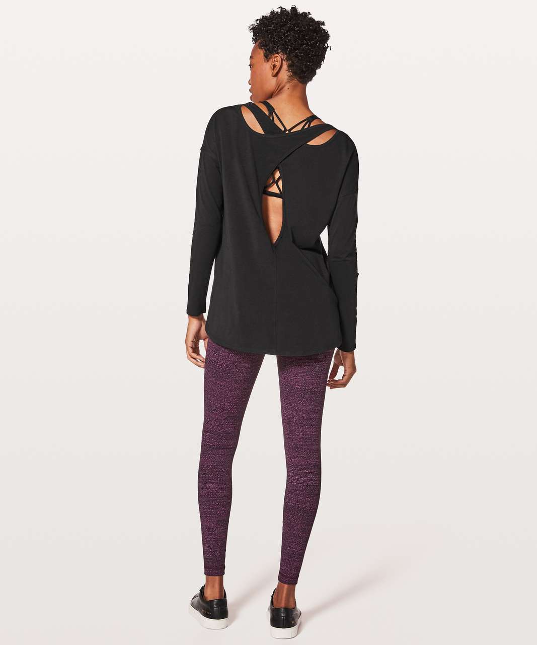 Lululemon Back Into It Long Sleeve - Black