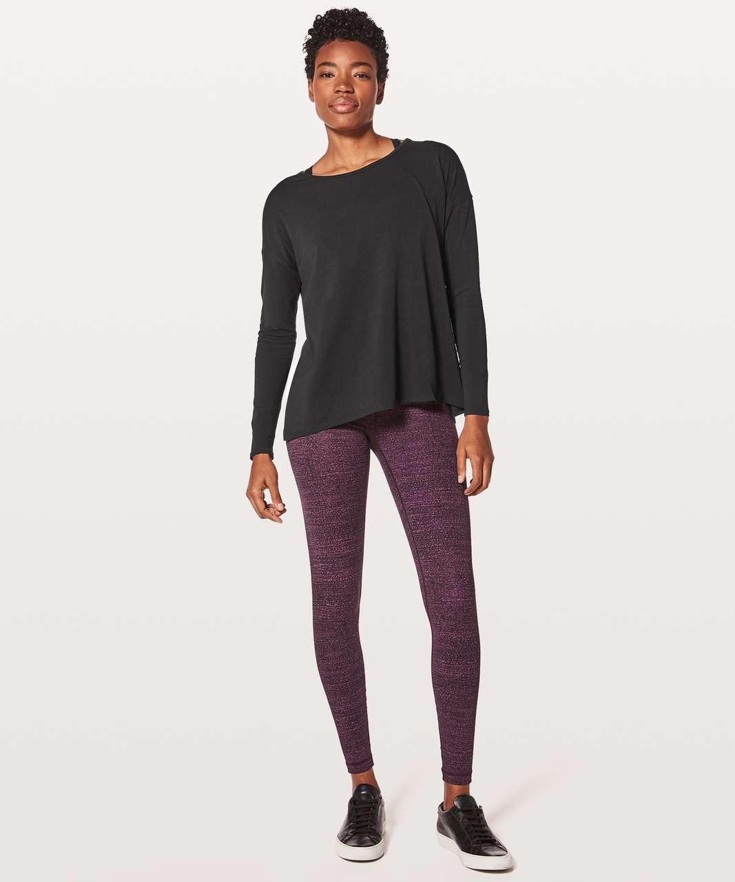 Lululemon Back Into It Long Sleeve - Black