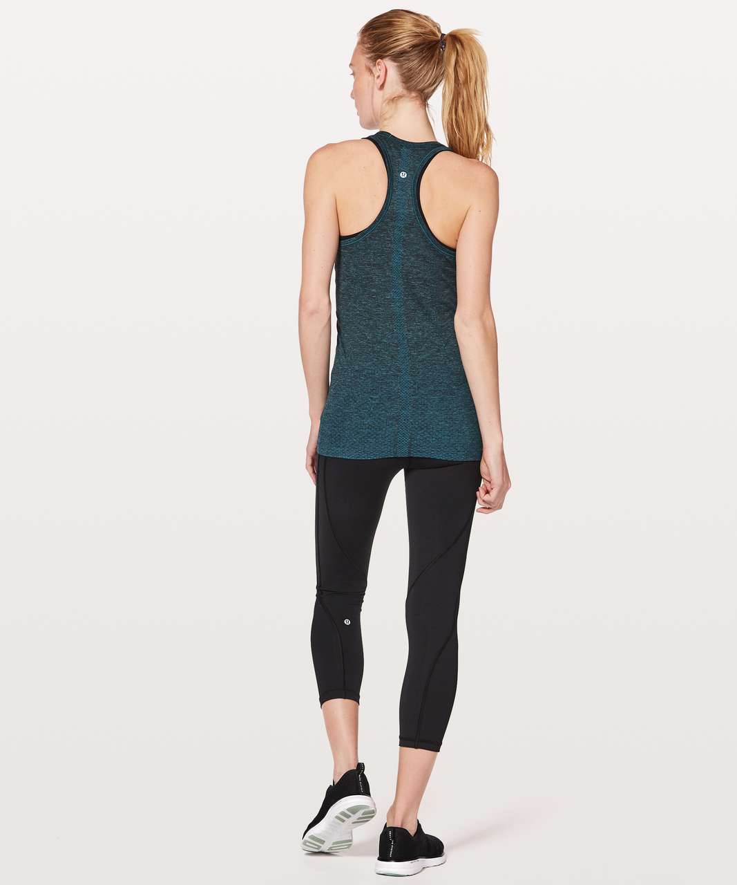 Lululemon Swiftly Tech Racerback - Poolside / Black