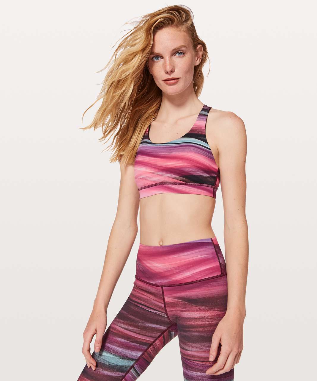 Lululemon Energy Bra *Central Saint Martins Nulux - Tulle Energy Bra Multi