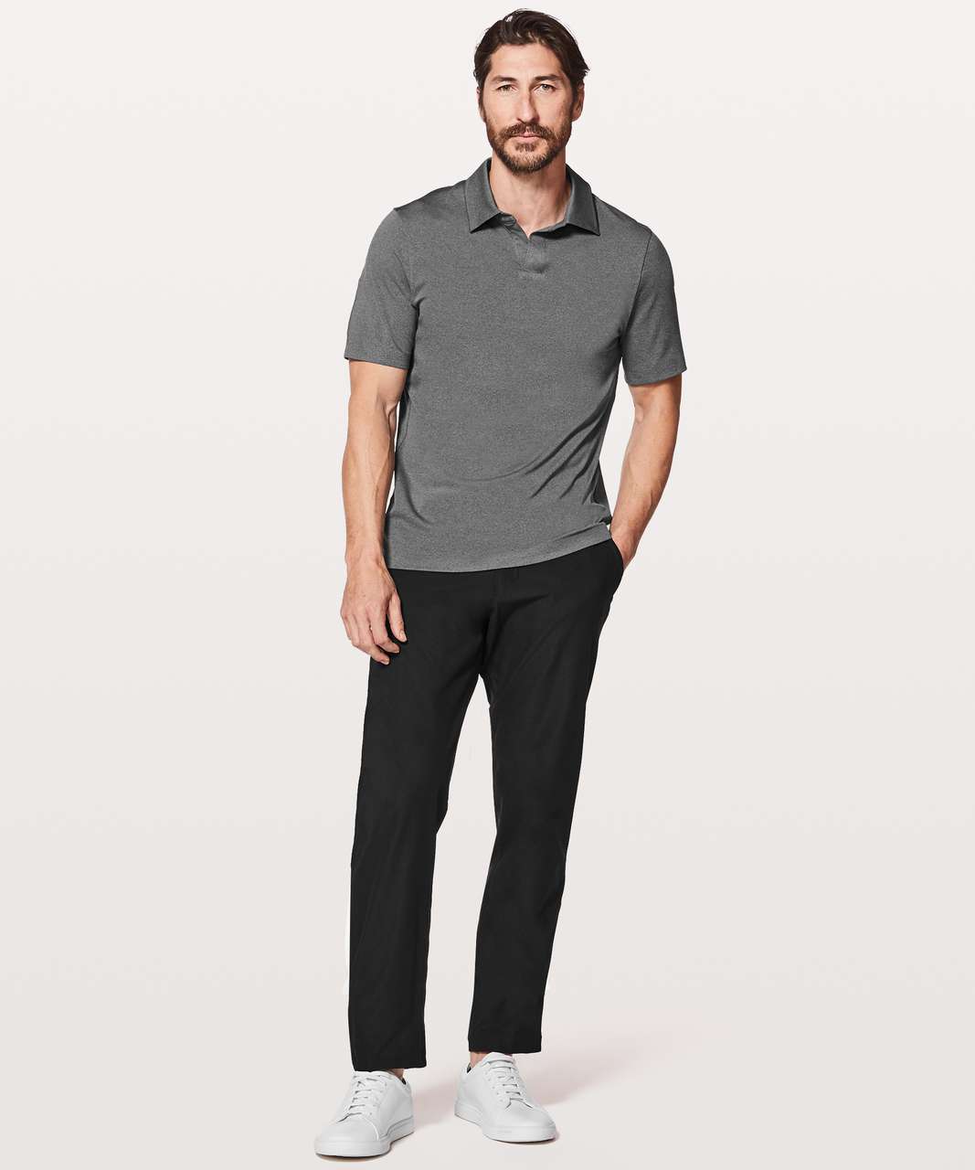 Lululemon Capacity Polo - Heathered Black