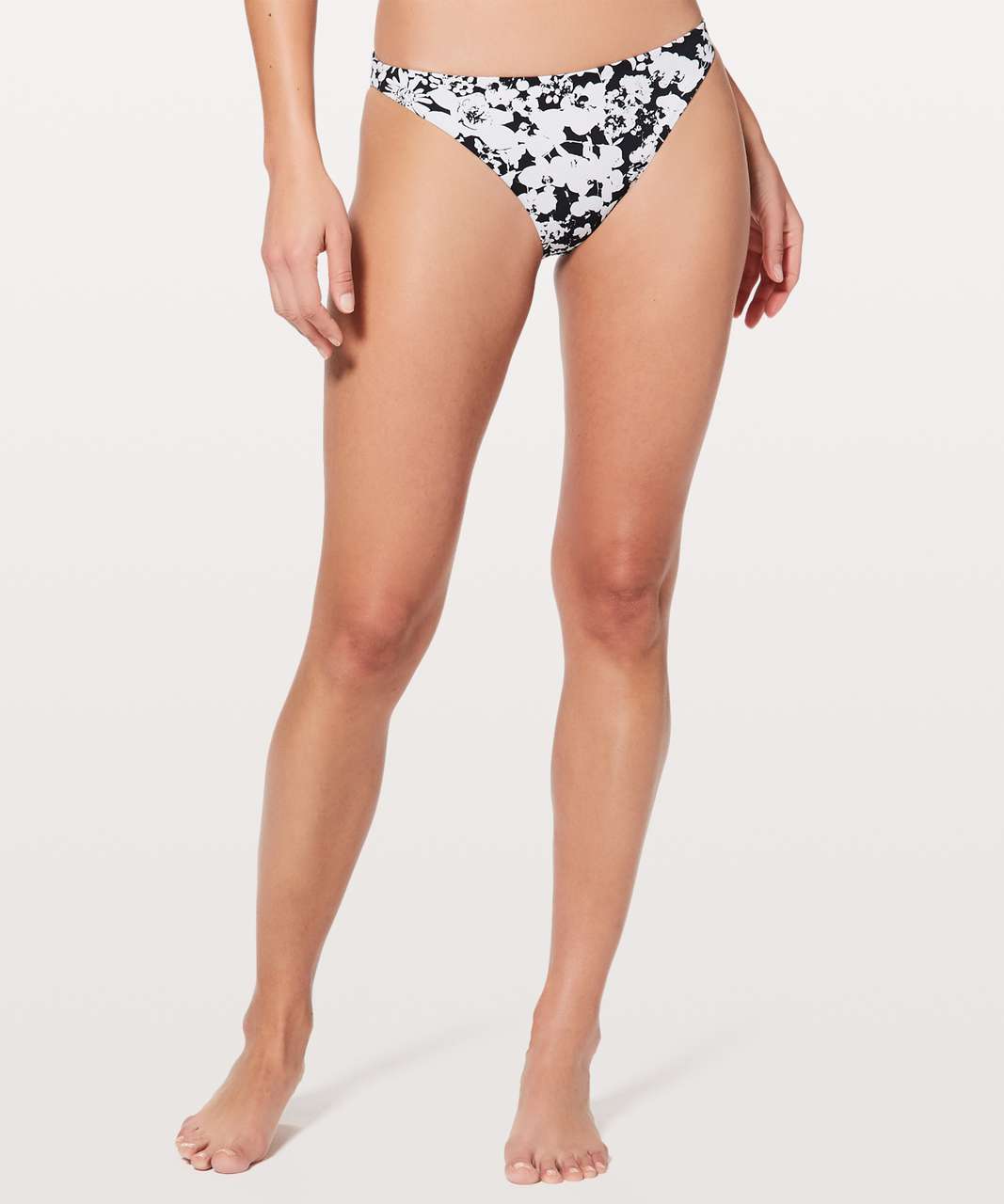 Lululemon Uncharted Waters Bottom - Efflorescent White Black