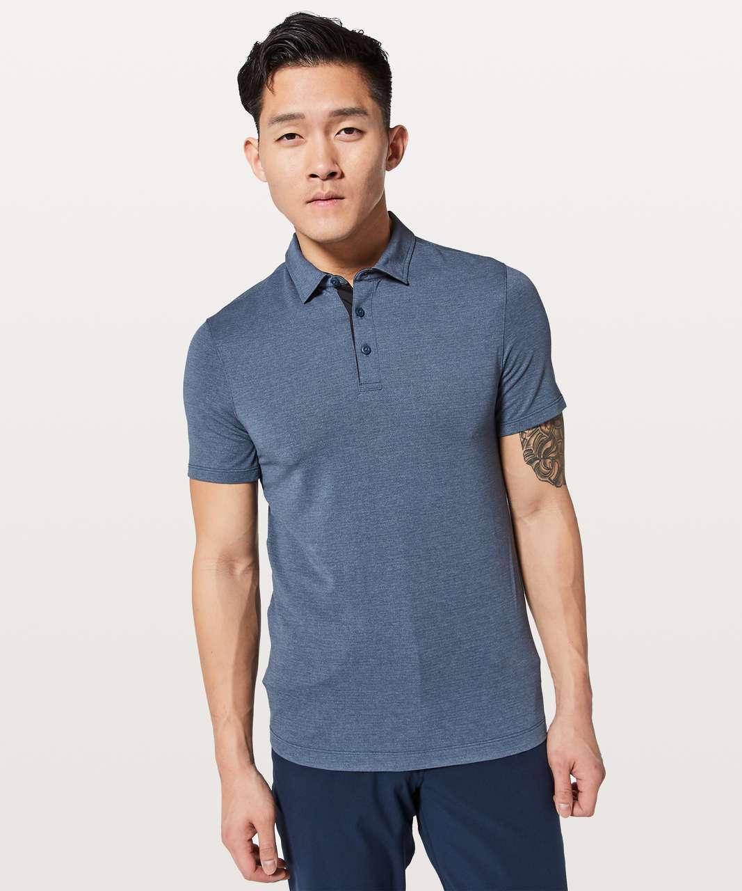 Lululemon Evolution Polo - Heathered Iron Blue (First Release)