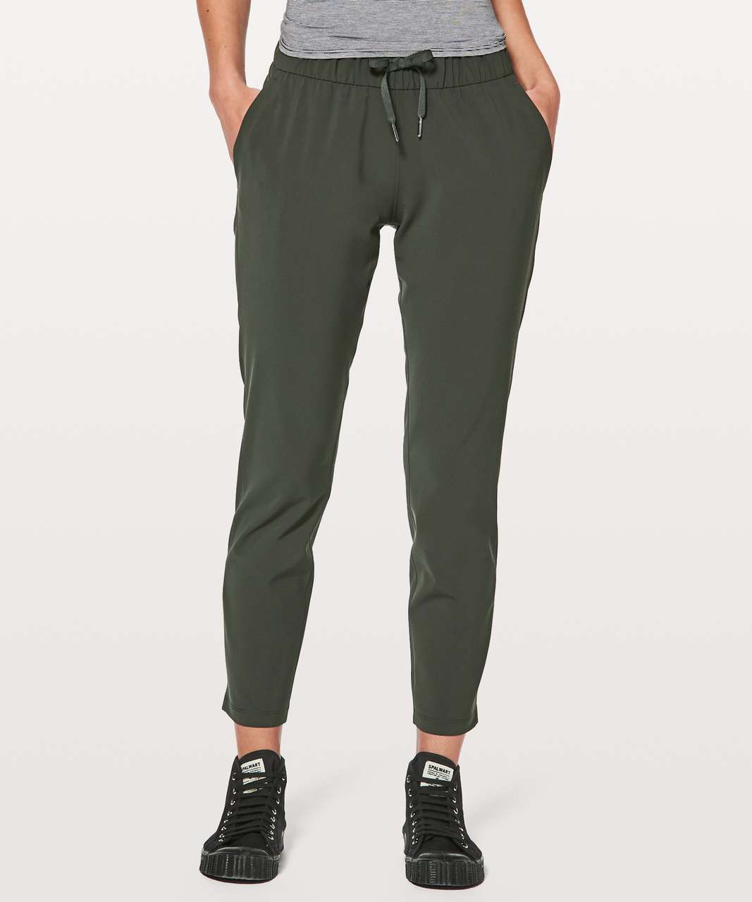 on the fly woven pant