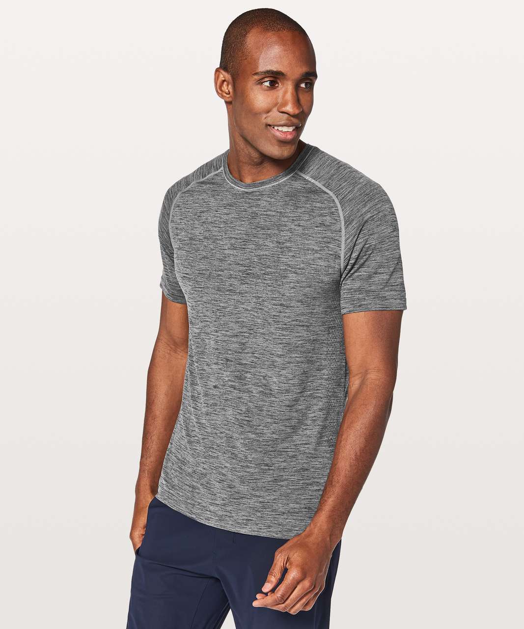 Lululemon Metal Vent Tech Long Sleeve - Black / White (First