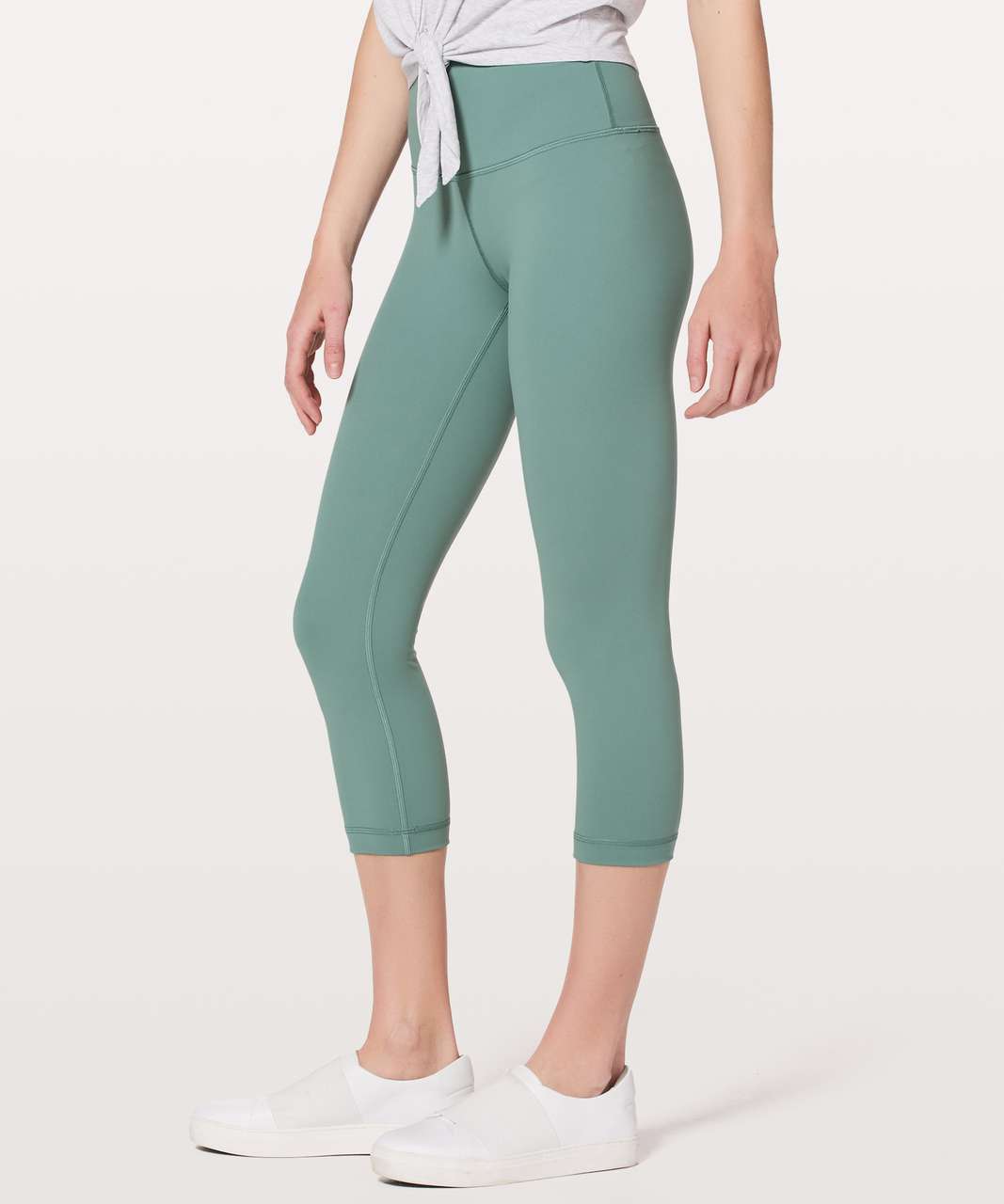 Lululemon Wunder Under Crop (Hi-Rise) *Full-On Luxtreme 21 - Celadon - lulu  fanatics