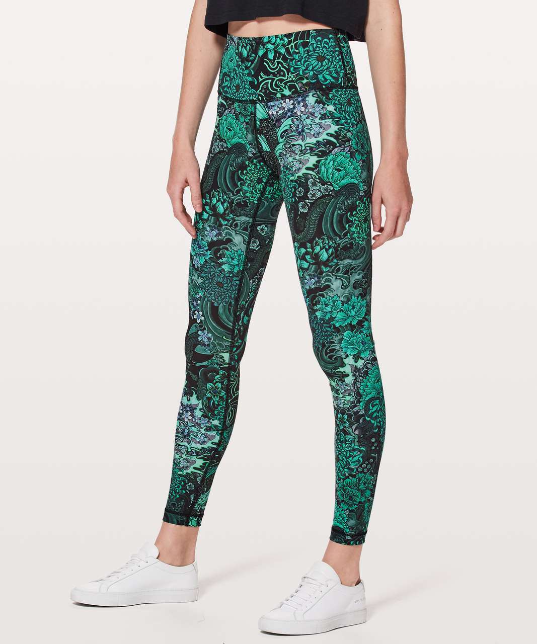 Lululemon Wunder Under High-Rise Crop 23 *Full-On Luxtreme - Leopard Camo  Deep Coal Multi - lulu fanatics