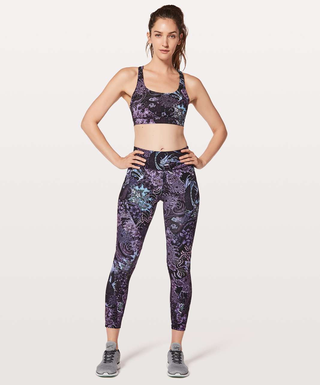 Lululemon Energy Bra - Memoir Multi Purple - lulu fanatics