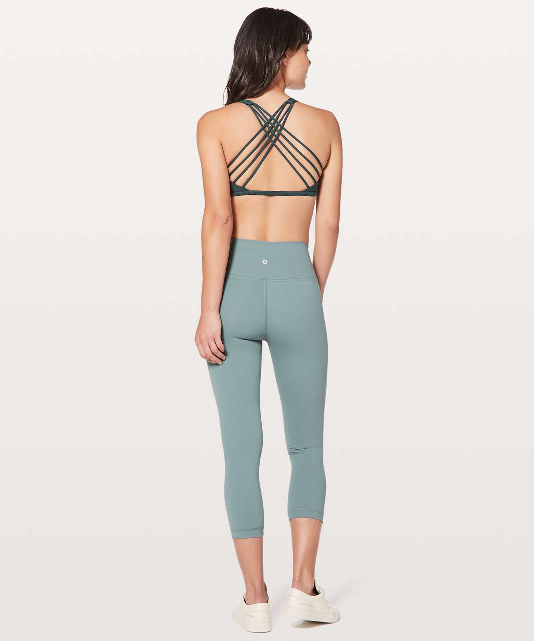 Lululemon Free To Be Bra (Wild) - Teal Shadow