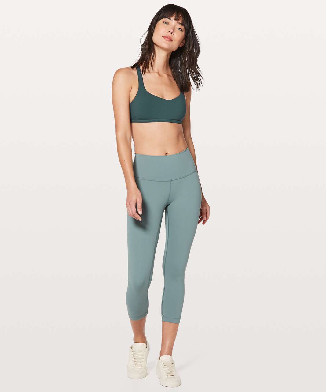 Lululemon Free To Be Bra (Wild) - Teal Shadow