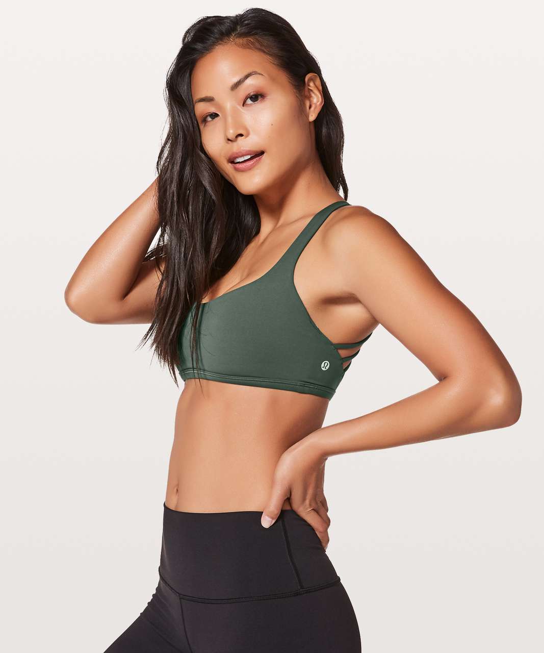 WMTM Score: HN LL Free to Be Wild bra in Rainforest Green, 8 🌲💚 (paired  with Black Crunch WTs, 6) : r/lululemon