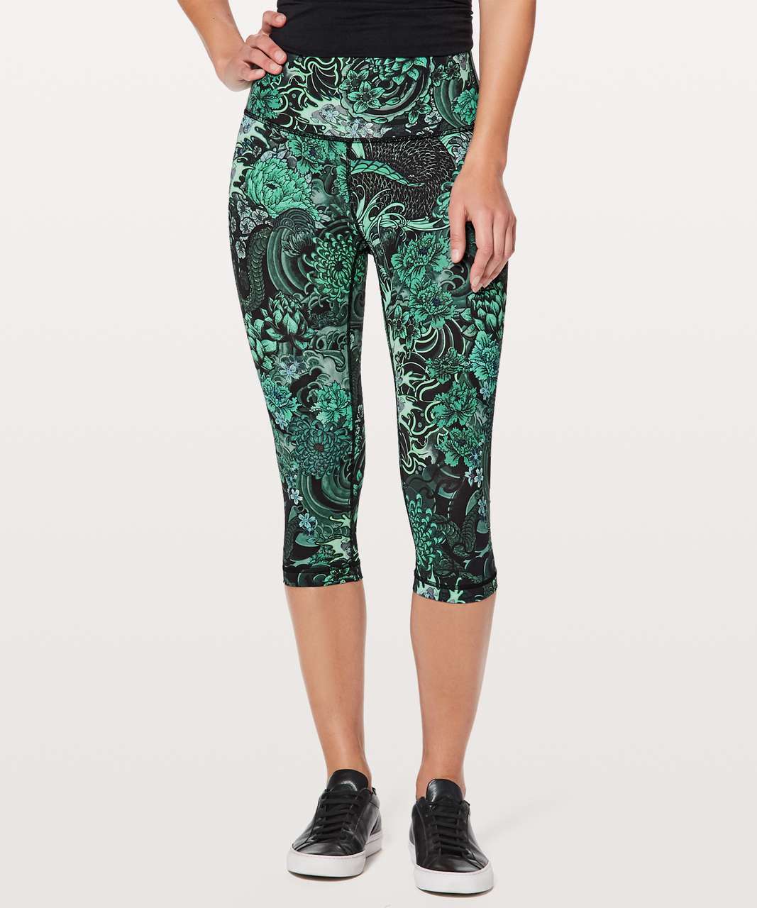 Lululemon Wunder Under Hi-Rise 1/2 Tight *Full-On Luxtreme 17" - Memoir Multi Green