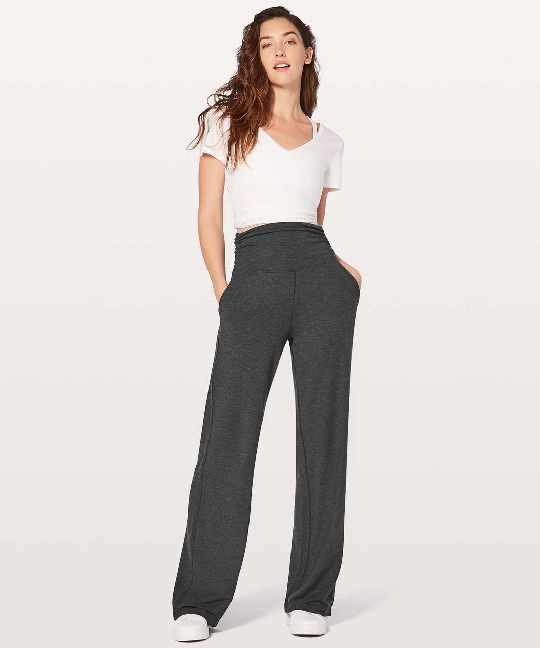 Lululemon Take It Easy Pant *31" - Heathered Black