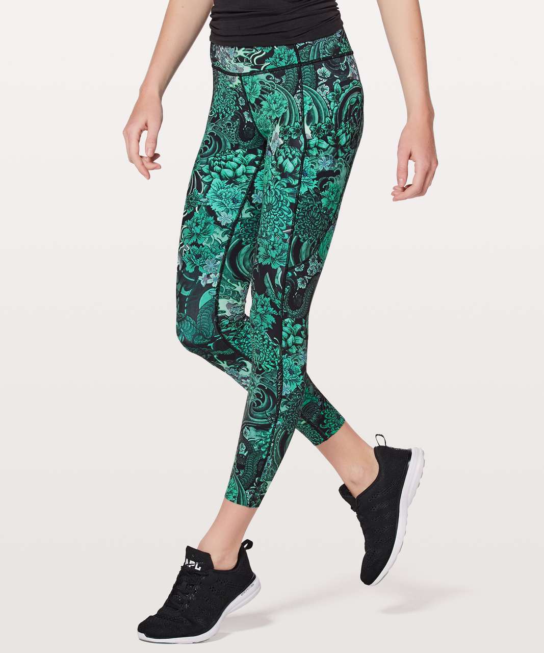 Lululemon Fast & Free 7/8 Tight II *Nulux 25 Pixel Haze Multi