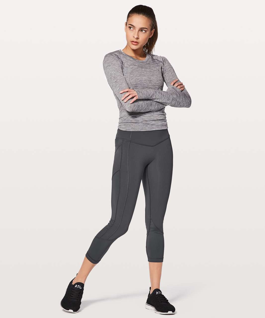 Lululemon All The Right Places Crop II *23 - Midnight Navy - lulu