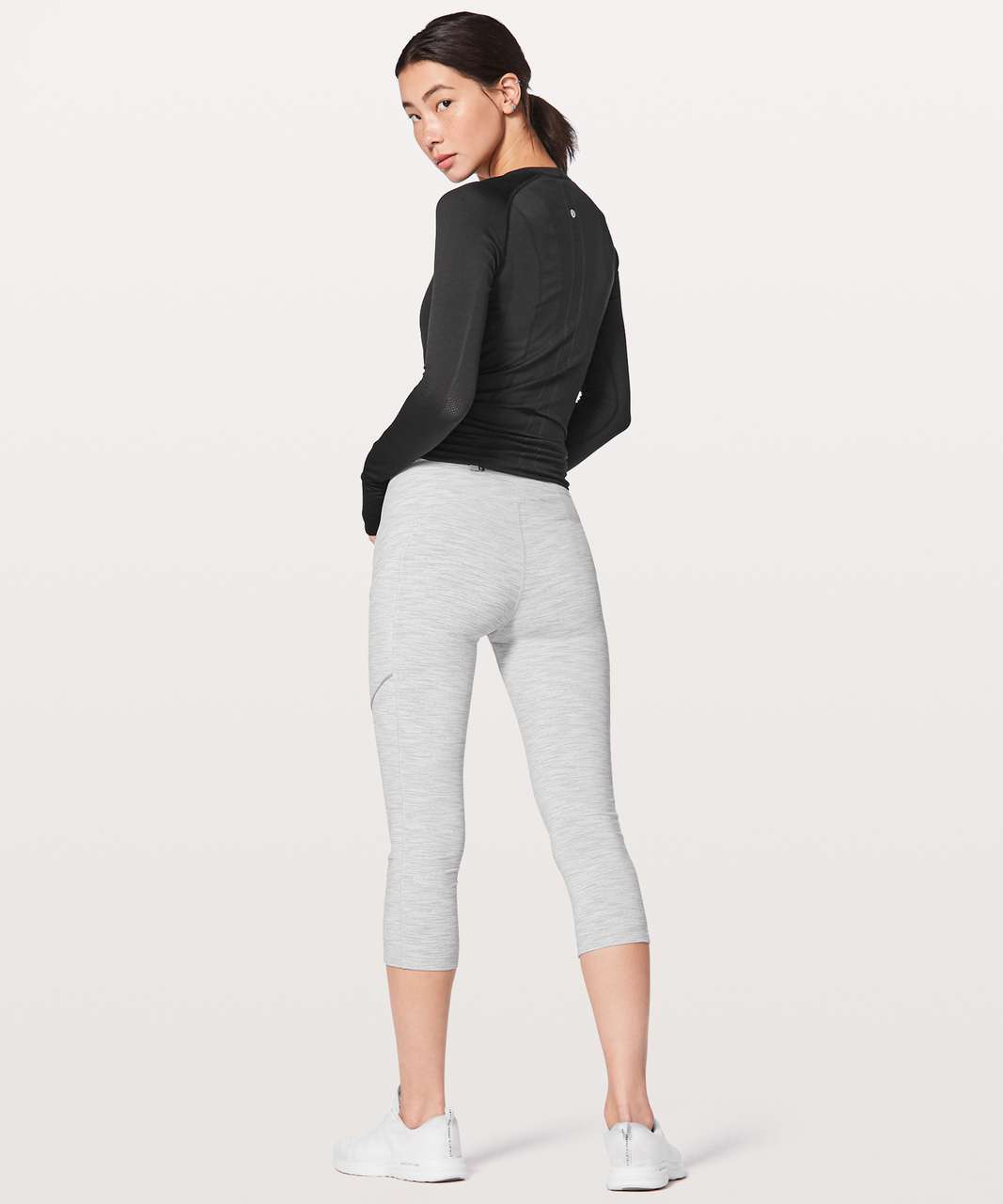 Lululemon Speed Up Crop 21 - Wee Are From Space Nimbus Battleship - lulu  fanatics