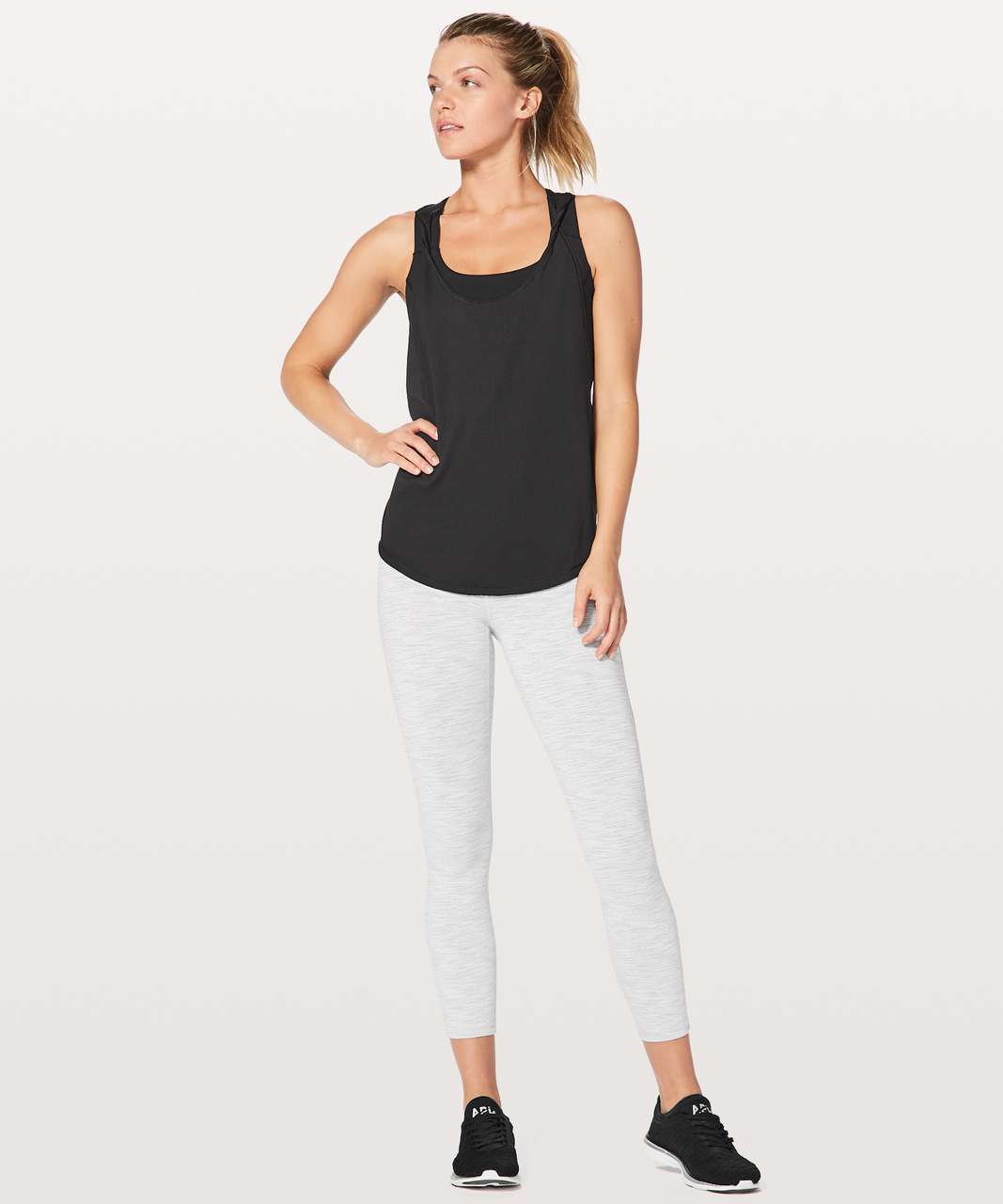 Lululemon Ready & Go Tank - Black / Black