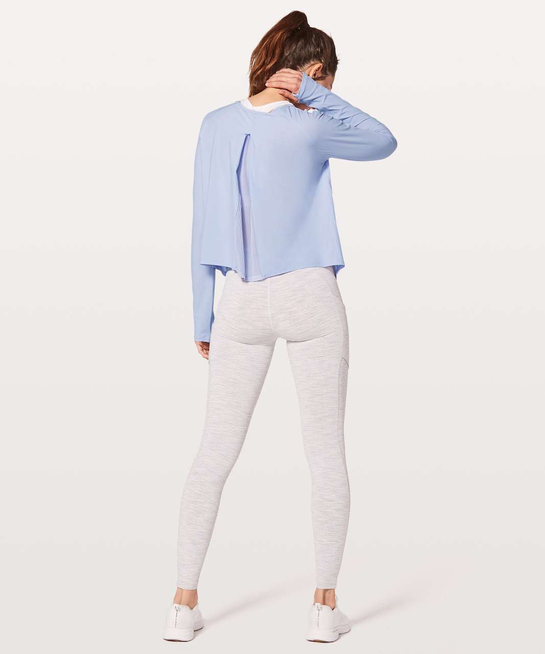 Lululemon Play Off The Pleats Long Sleeve - Cool Breeze