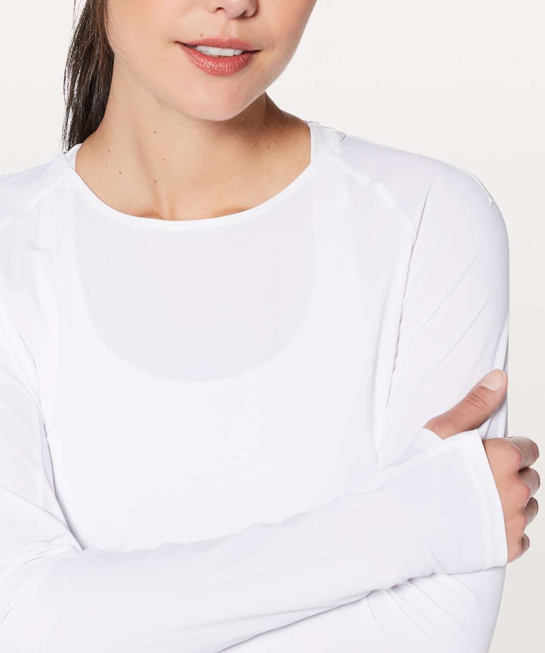 Lululemon Play Off The Pleats Long Sleeve - White