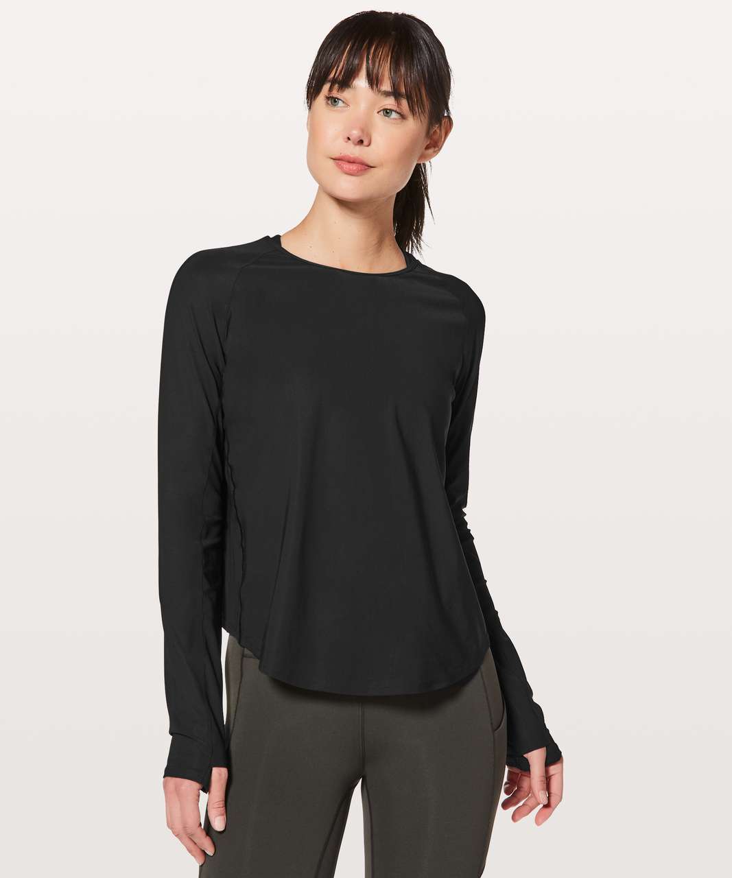 Lululemon Play Off The Pleats Long Sleeve - Black