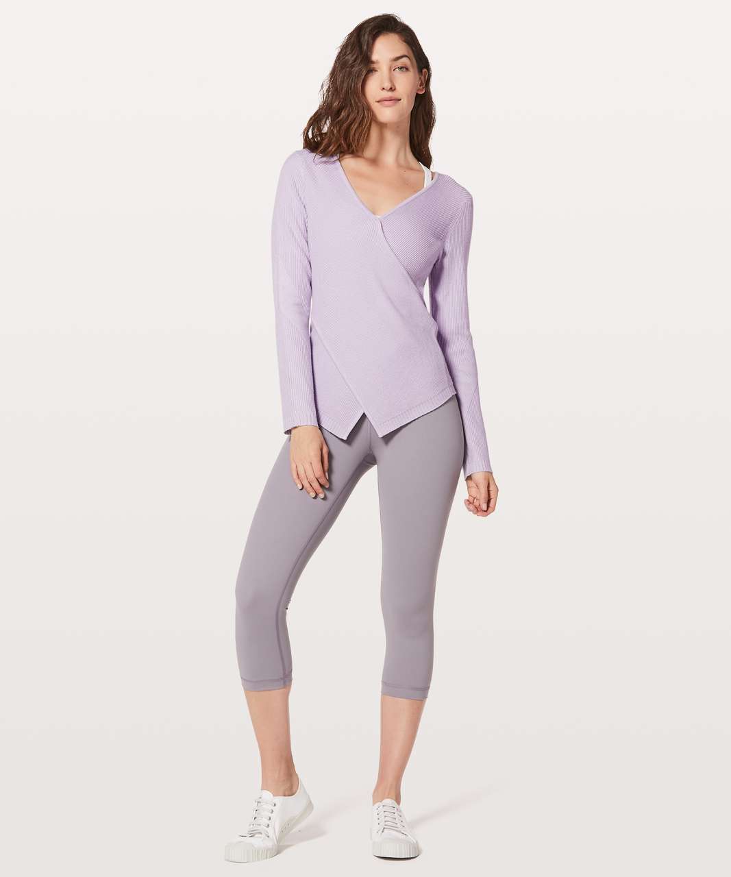 Lululemon Reversible Double-Knit Zip-Up Sweater - Faint Lavender / Moonlit  Magenta - lulu fanatics