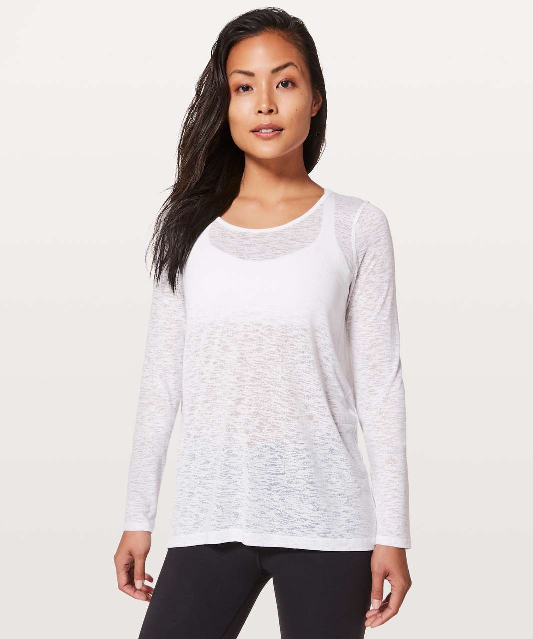 Lululemon Low Key Long Sleeve - White (First Release)