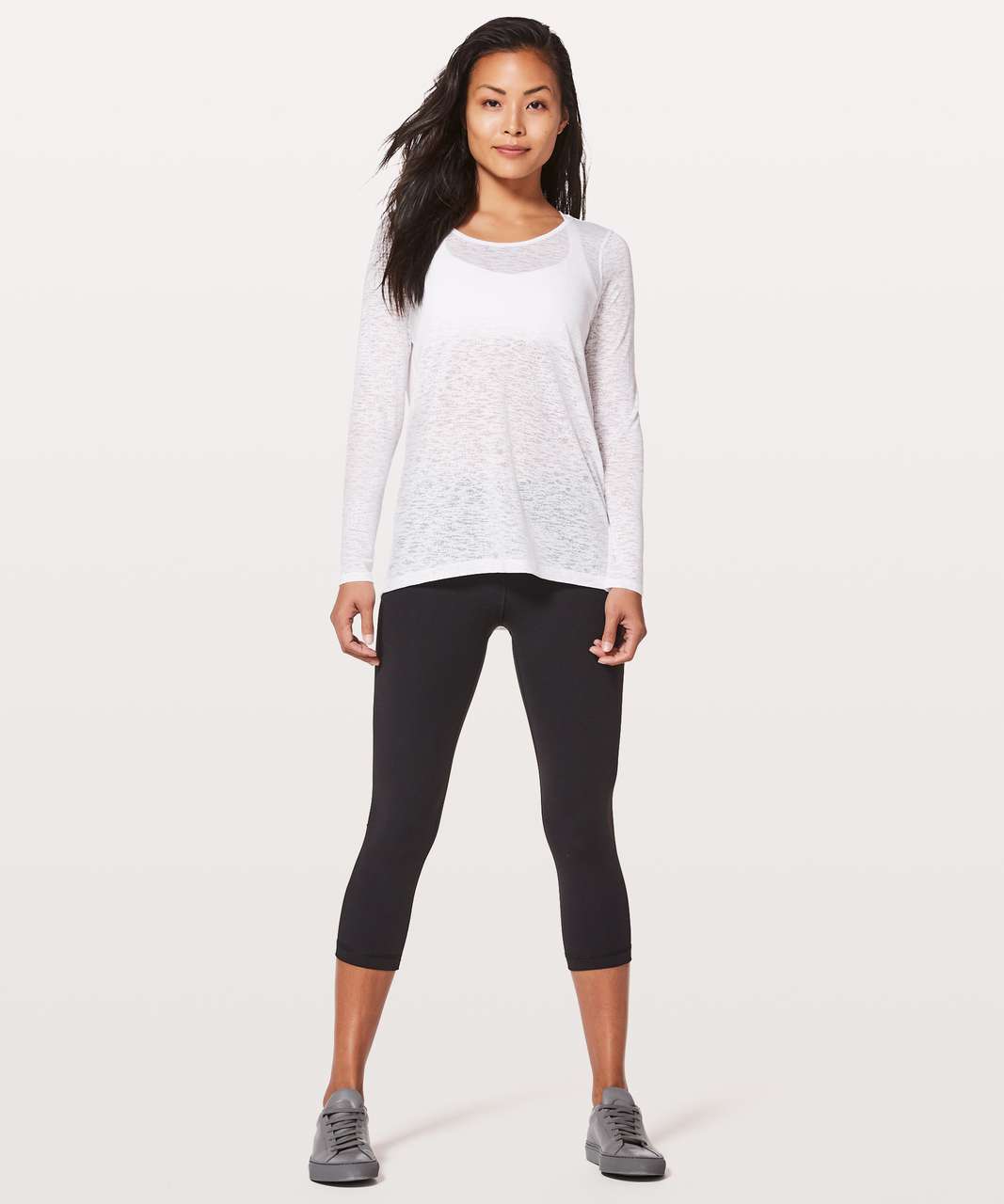 Lululemon Low Key Long Sleeve - White (First Release)