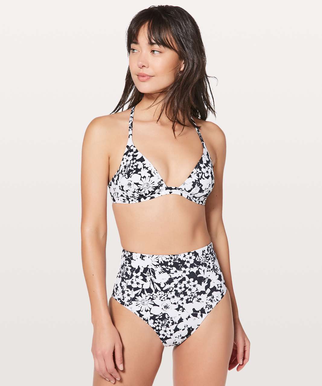 Lululemon Deep Sea Swim Top - Black - lulu fanatics