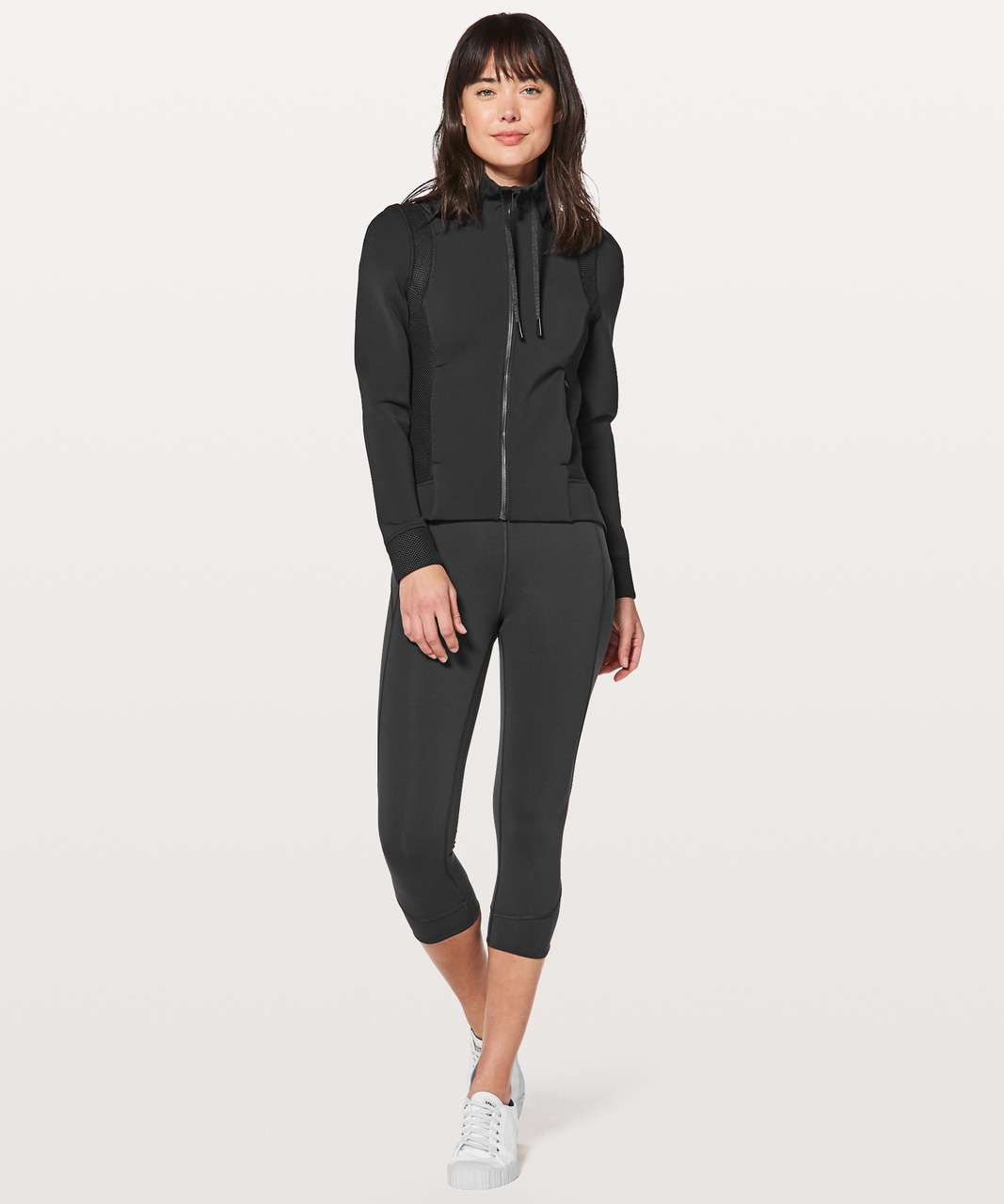 Lululemon Hot Mesh Jacket - Black - lulu fanatics