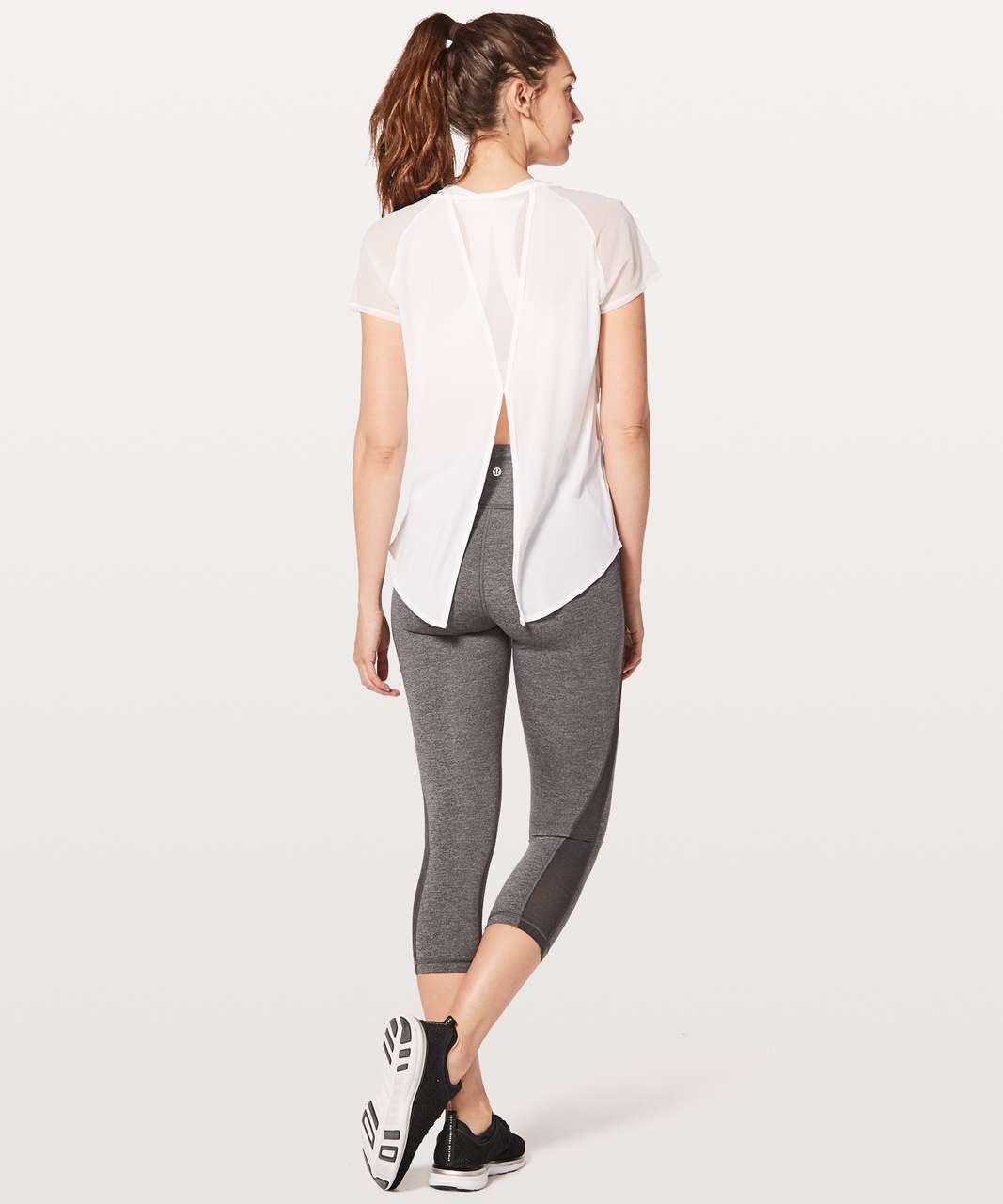 Lululemon Mix & Mesh Short Sleeve Tee - White