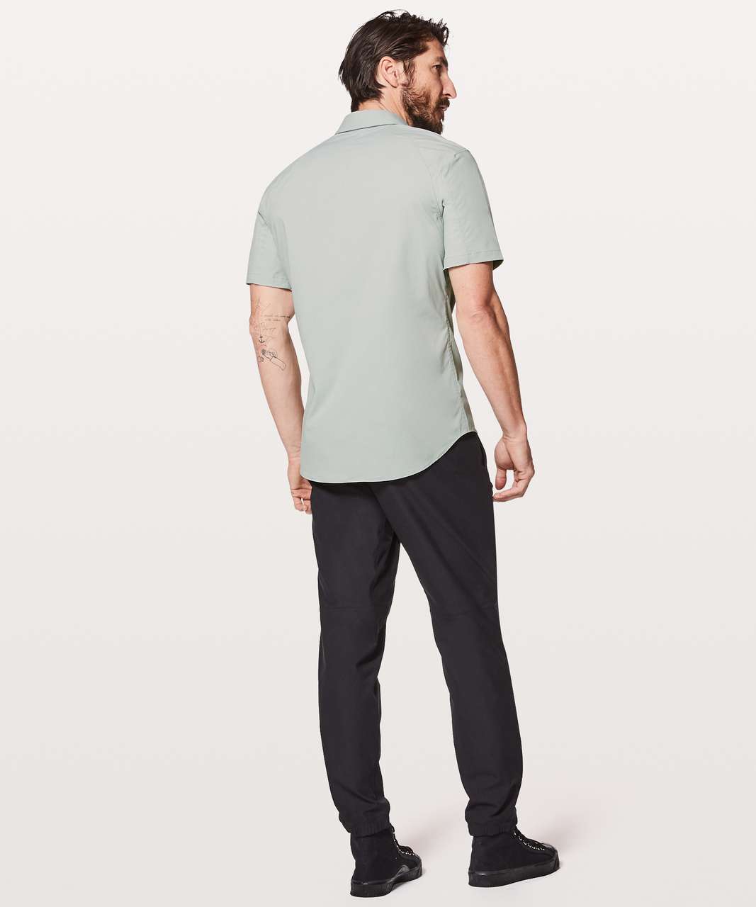 Lululemon Zenway Short Sleeve Buttondown - Sea Salt