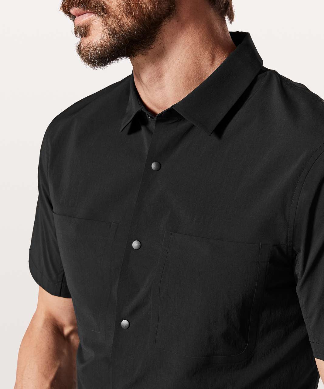 Lululemon Zenway Short Sleeve Buttondown - Black