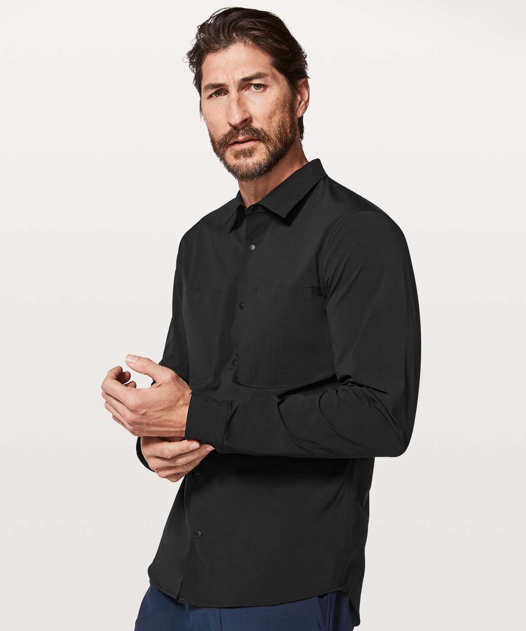 Lululemon Zenway Long Sleeve Buttondown - Black