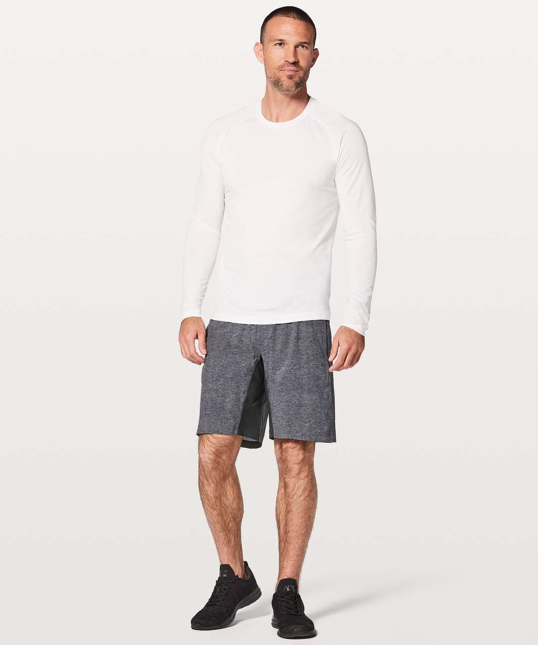 Lululemon Metal Vent Tech Long Sleeve - Heathered White