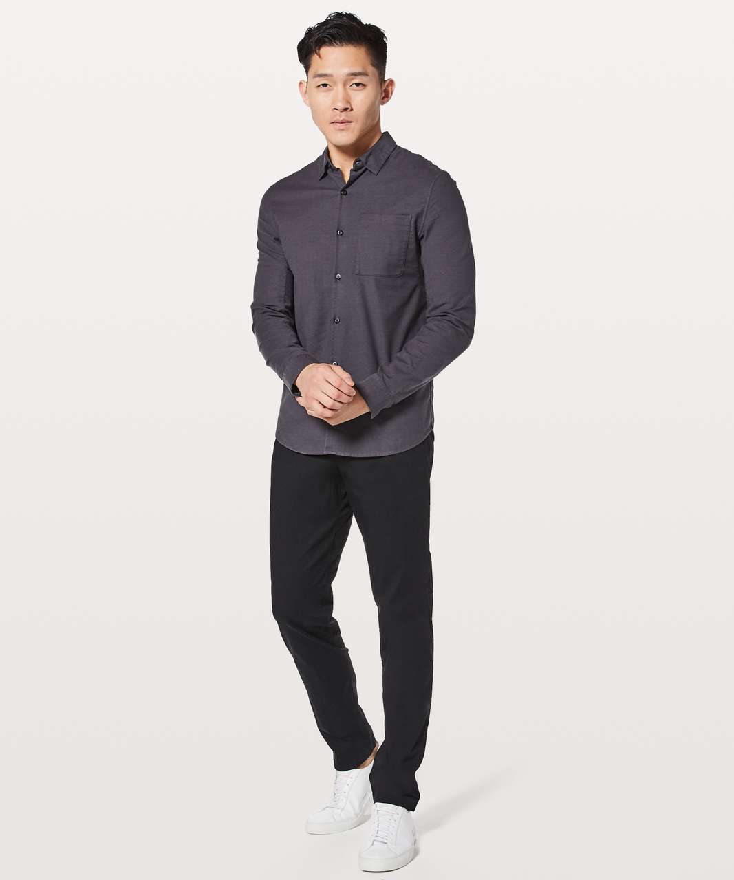 NEW Lululemon Black ABC Trousers Slim Fit / Commission Pant, Men's Fashion,  Bottoms, Trousers on Carousell