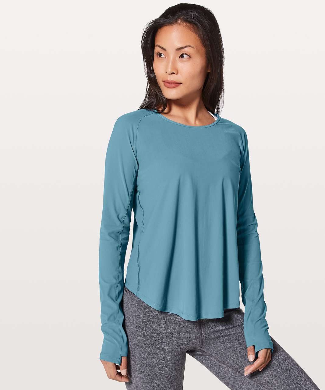 Lululemon Play Off The Pleats Long Sleeve - Persian Blue