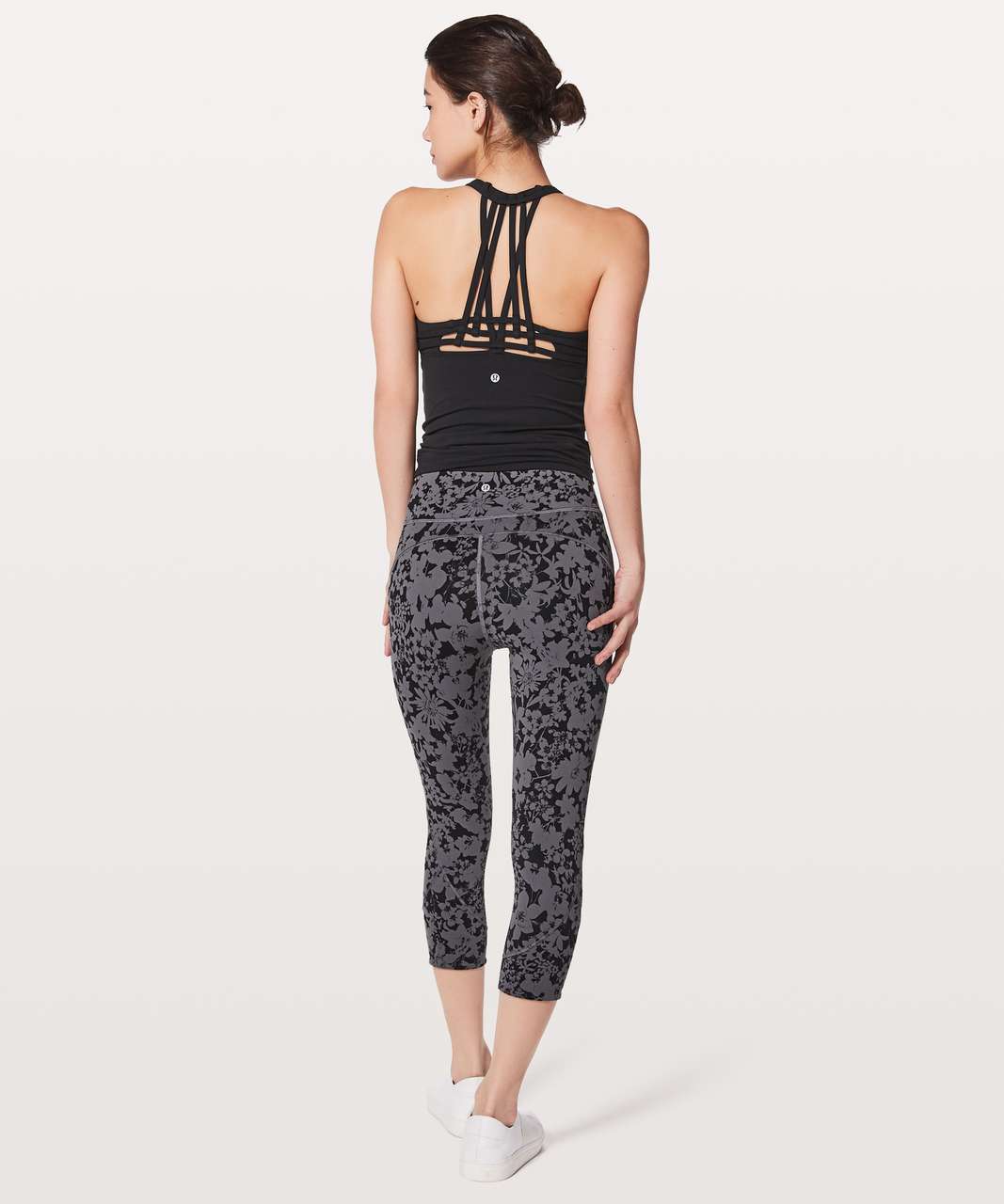 Lululemon In Movement Crop *Everlux 19" - Efflorescent Nebula Black