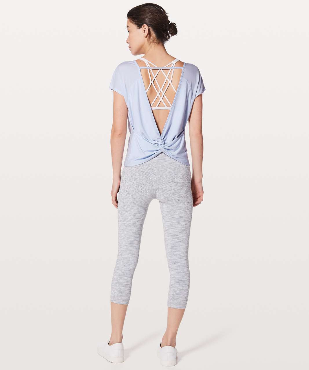 Lululemon Twist It Tee - Serene Blue - lulu fanatics