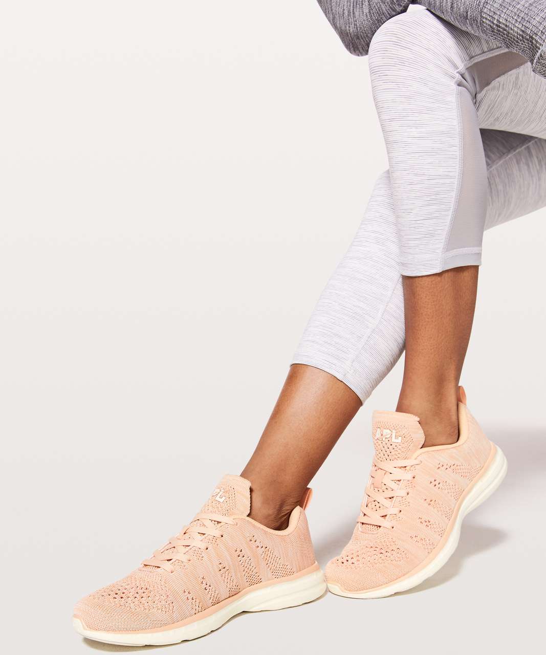 Lululemon Womens TechLoom Pro Shoe - Blush / Off White / Melange