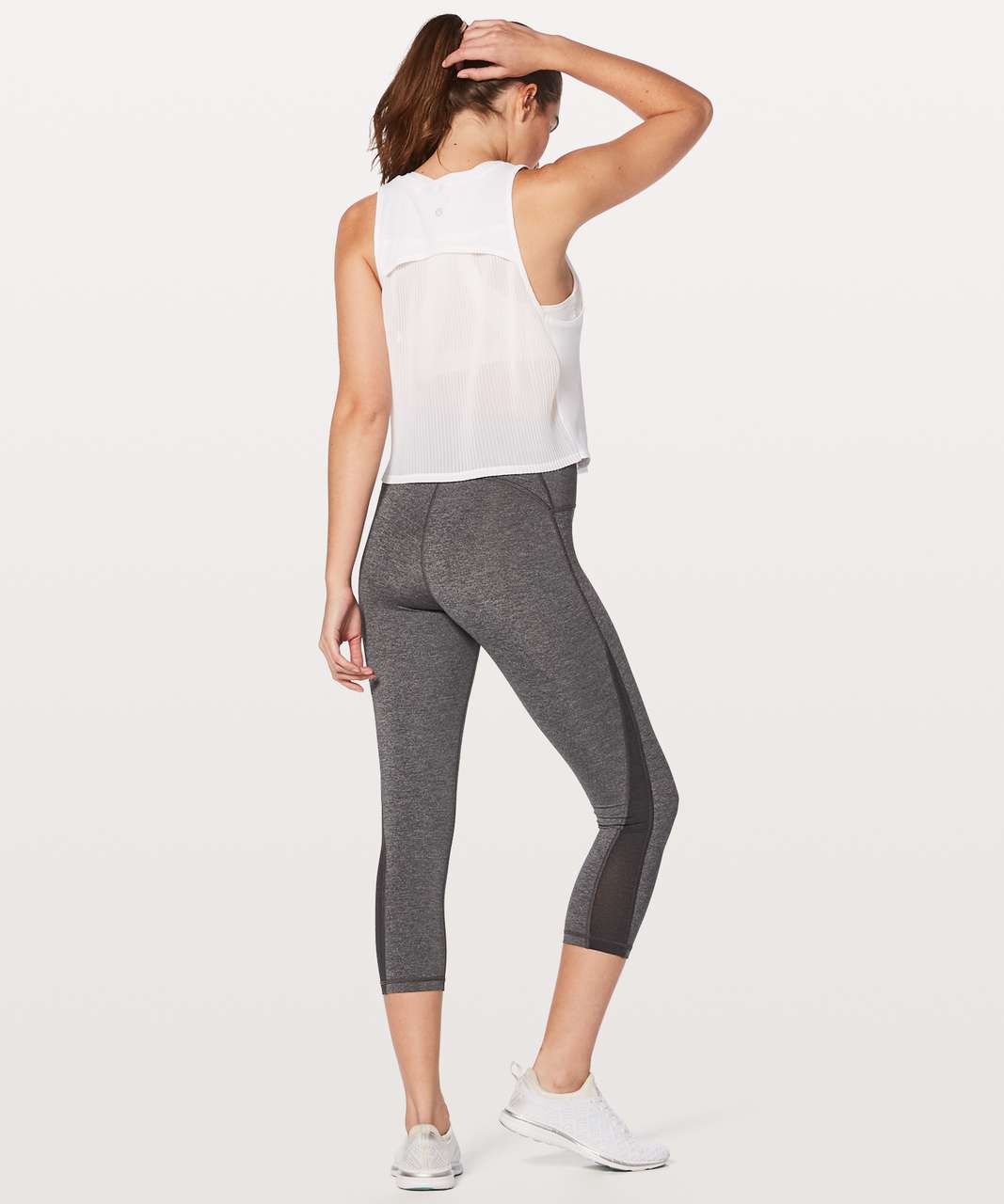 Lululemon Just Pleat It Tank - White - lulu fanatics