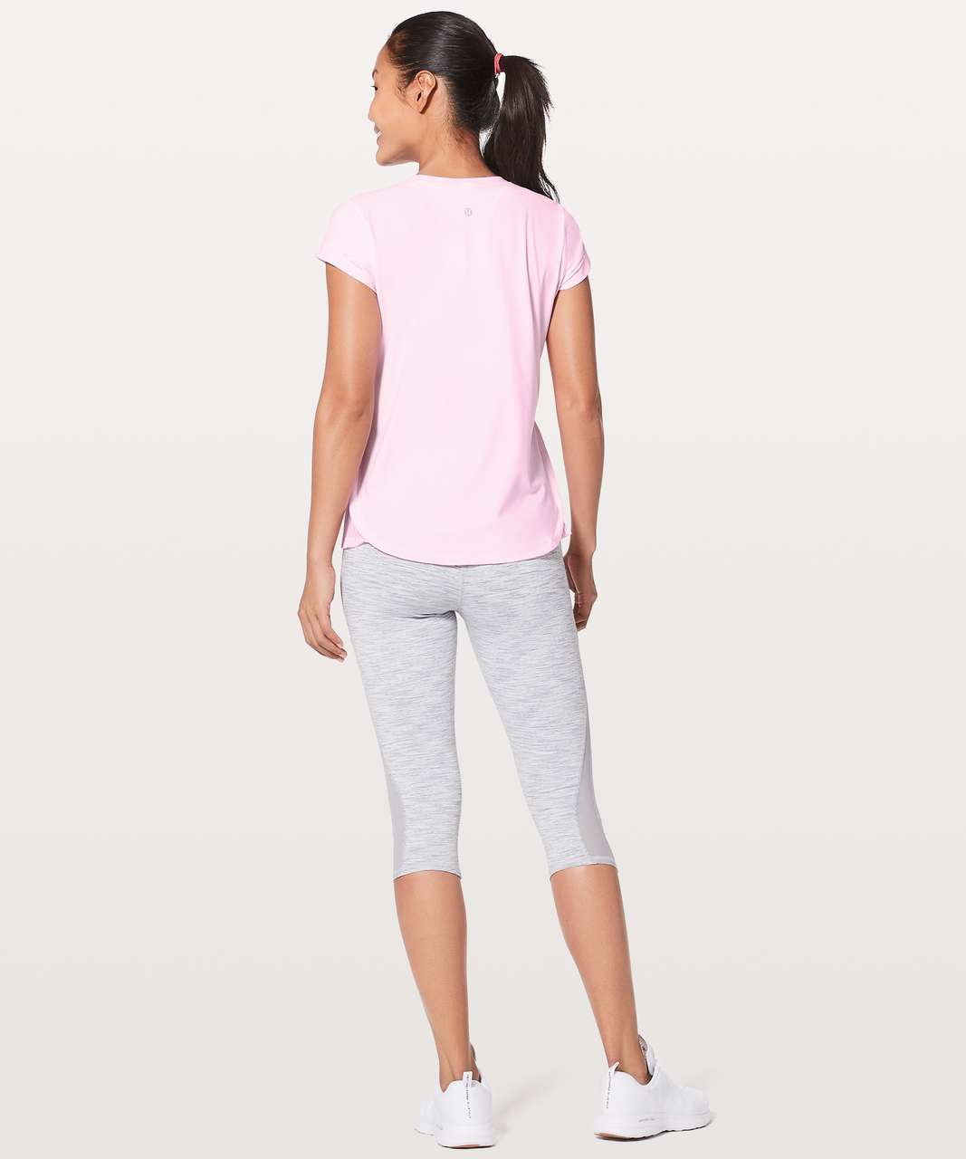 Lululemon Just Pleat It Short Sleeve - Pearl Pink