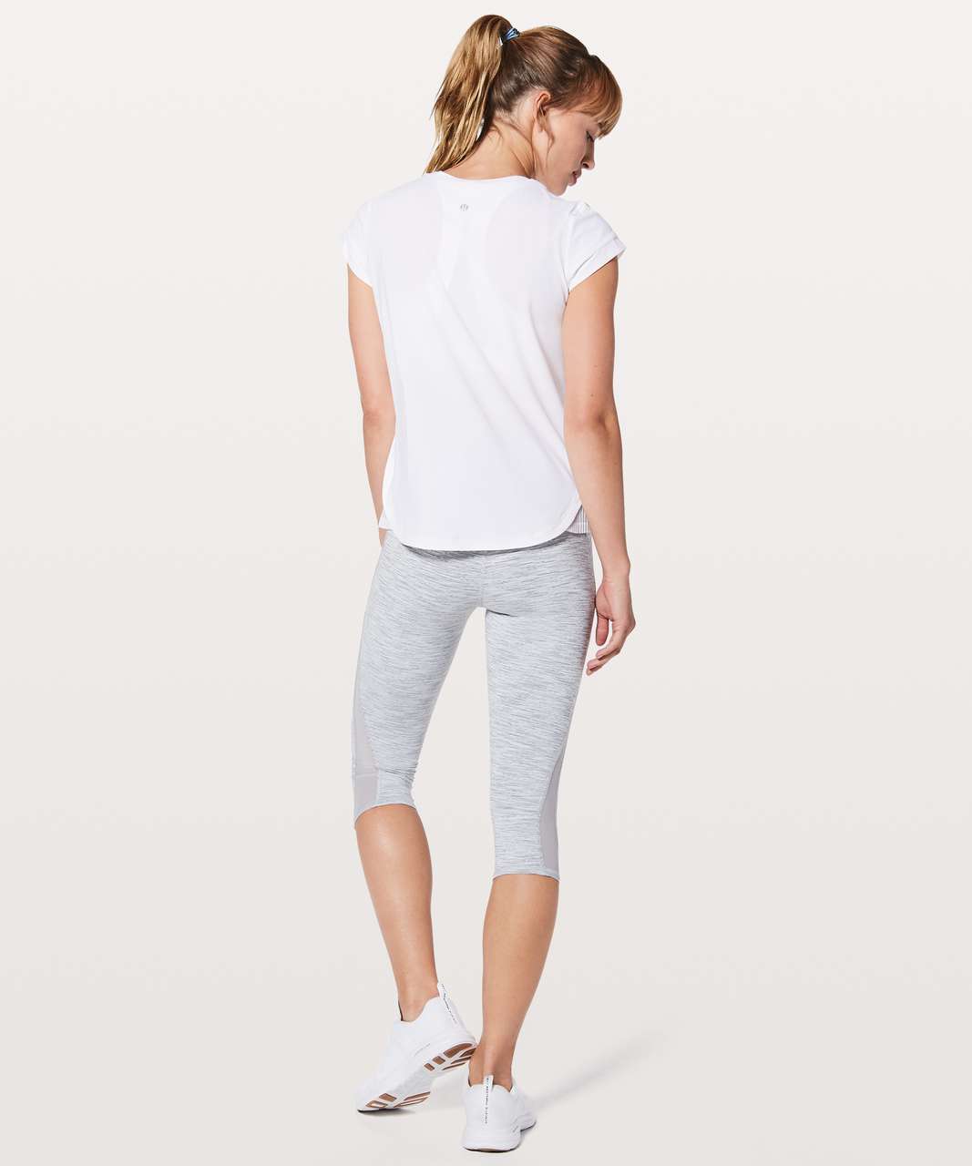 Lululemon Just Pleat It Short Sleeve - White