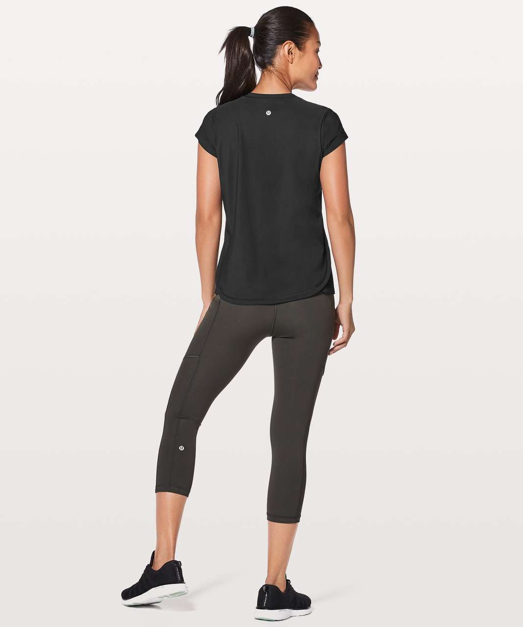 Lululemon Just Pleat It Short Sleeve - Black