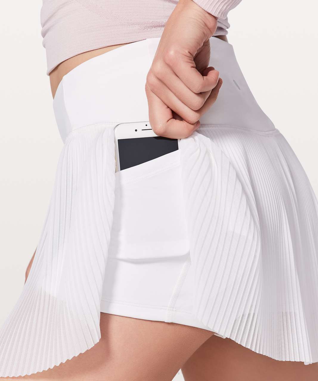 Lululemon Just Pleat It Skirt - White