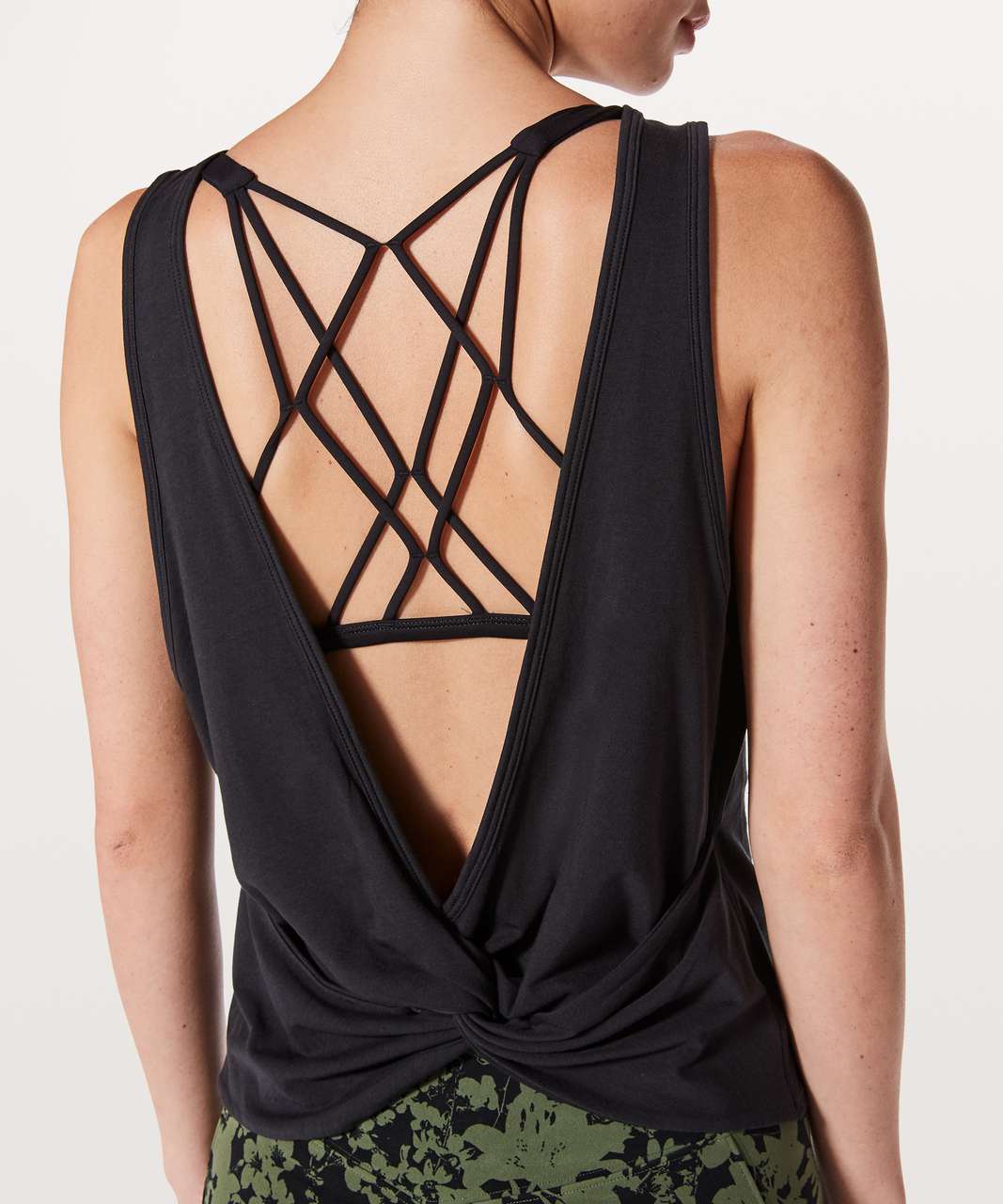 Lululemon Twist It Tank - Black - lulu fanatics