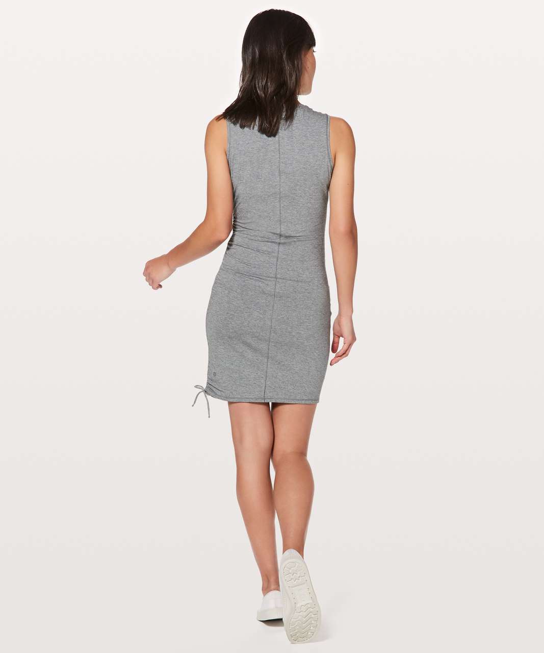 Lululemon Cinch It Dress - Heathered Medium Grey - lulu fanatics